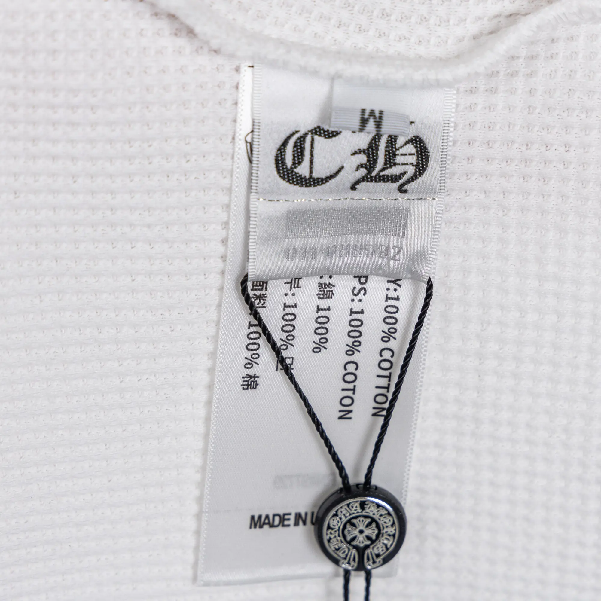Chrome Hearts Waffle-Knit Long-Sleeve T-Shirt D19021043 — view 7