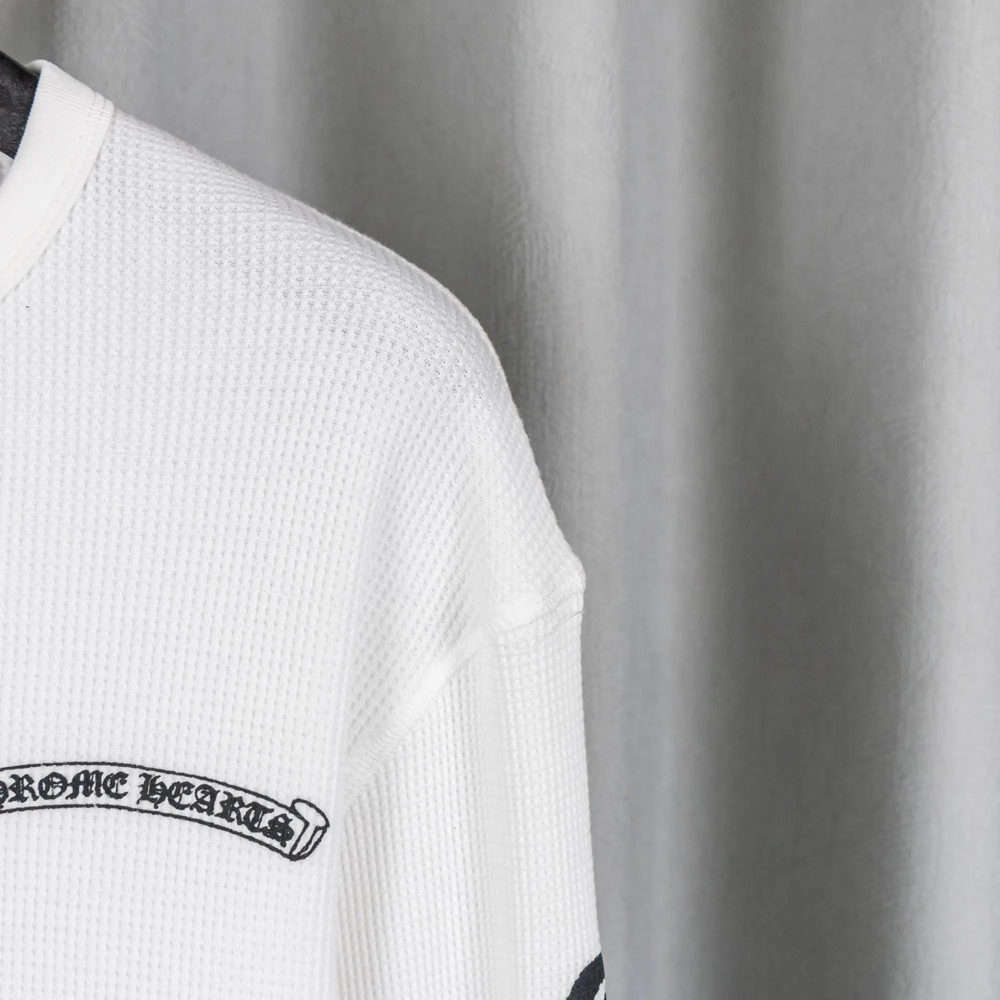 Chrome Hearts Waffle-Knit Long-Sleeve T-Shirt D19021043 — view 10