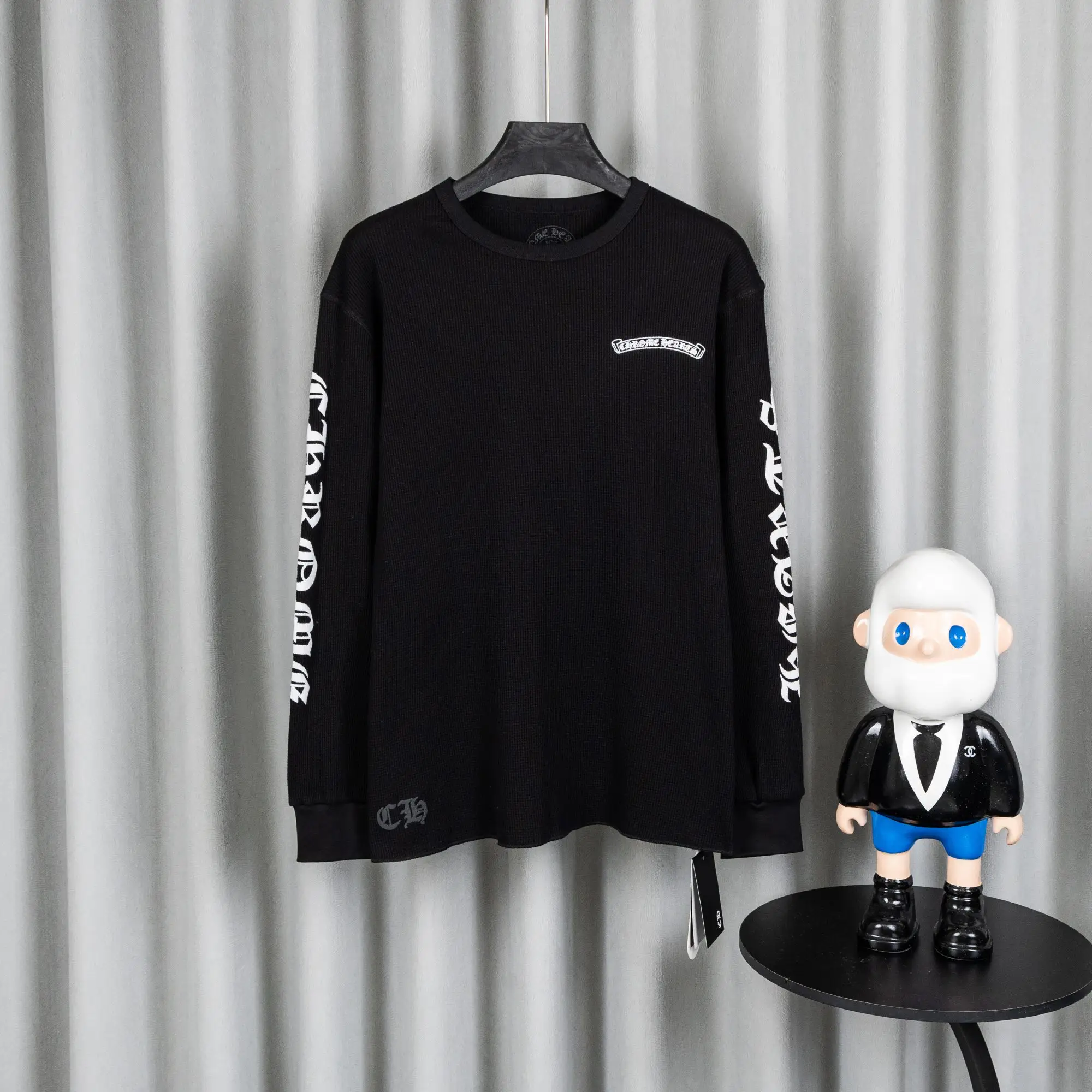 Chrome Hearts Waffle-Knit Long-Sleeve T-Shirt D19021041
