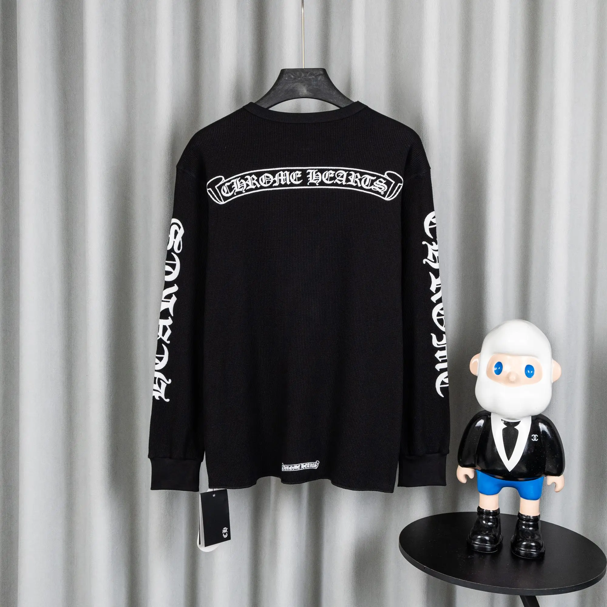 Chrome Hearts Waffle-Knit Long-Sleeve T-Shirt D19021041 — view 2
