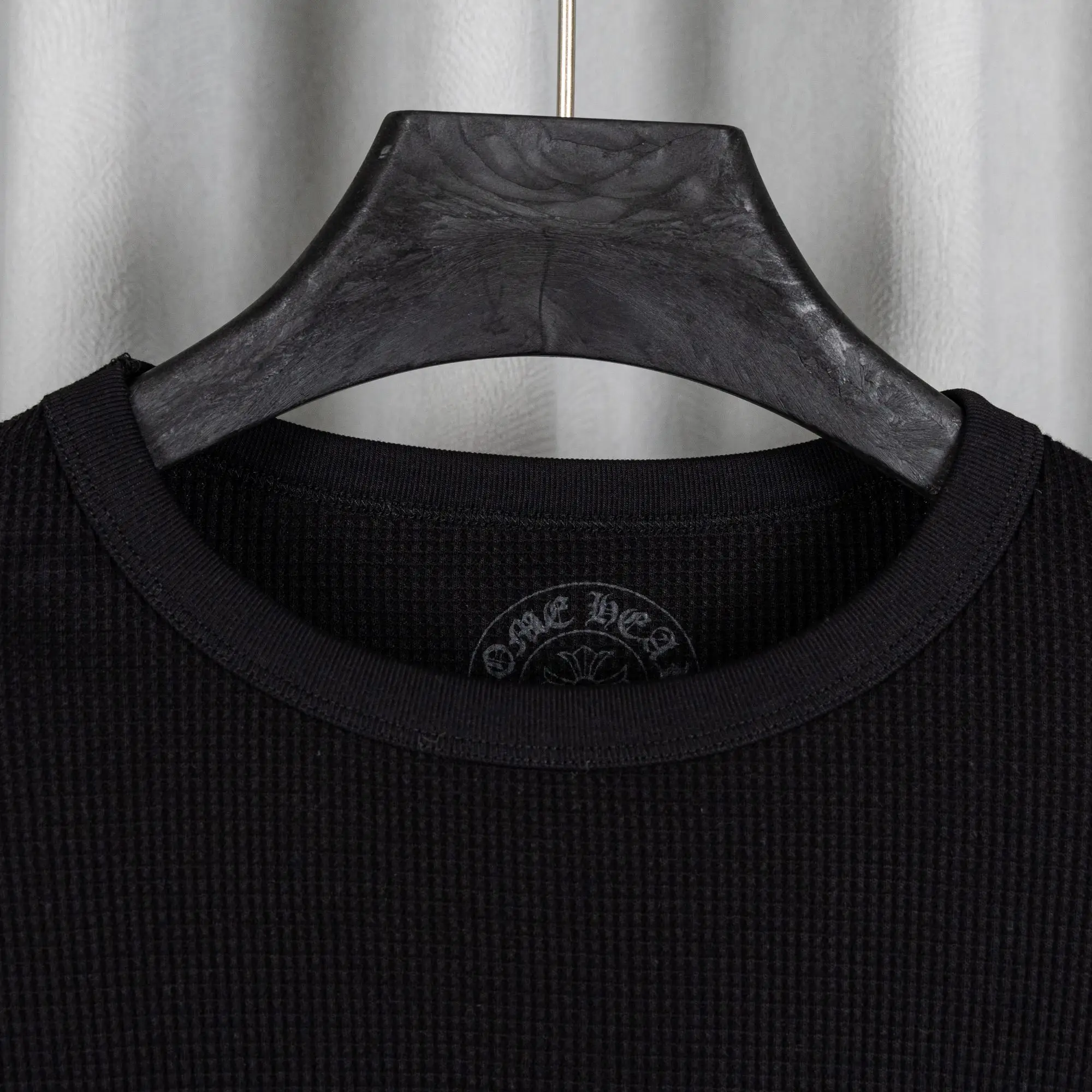 Chrome Hearts Waffle-Knit Long-Sleeve T-Shirt D19021041 — view 4