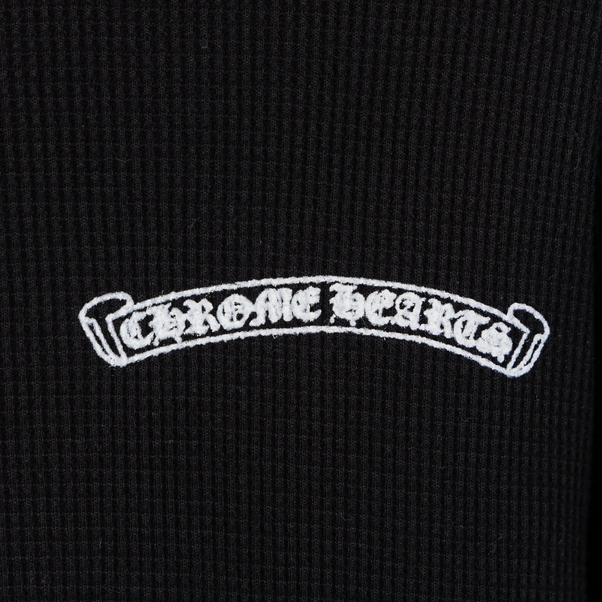 Chrome Hearts Waffle-Knit Long-Sleeve T-Shirt D19021041 — view 6