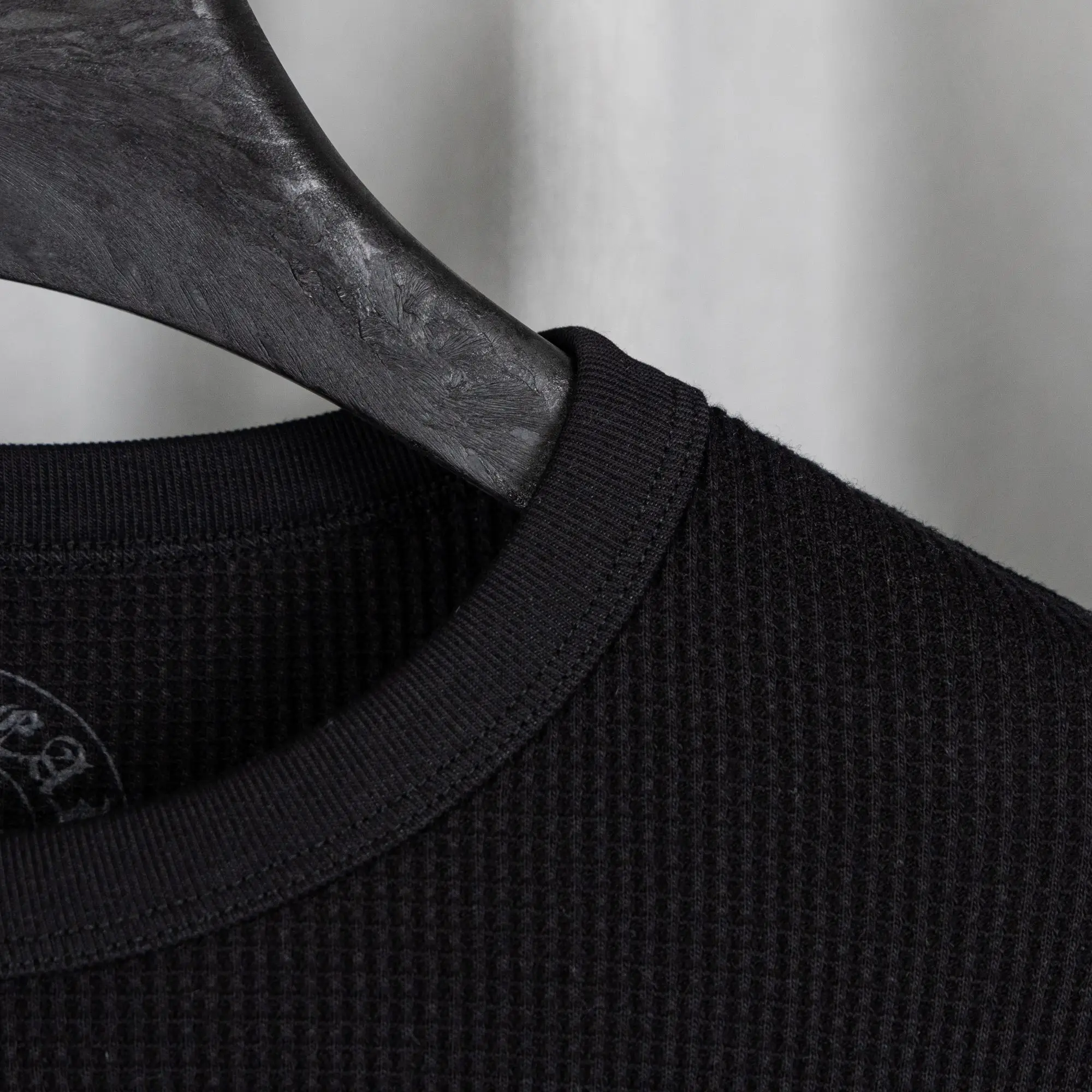Chrome Hearts Waffle-Knit Long-Sleeve T-Shirt D19021041 — view 10