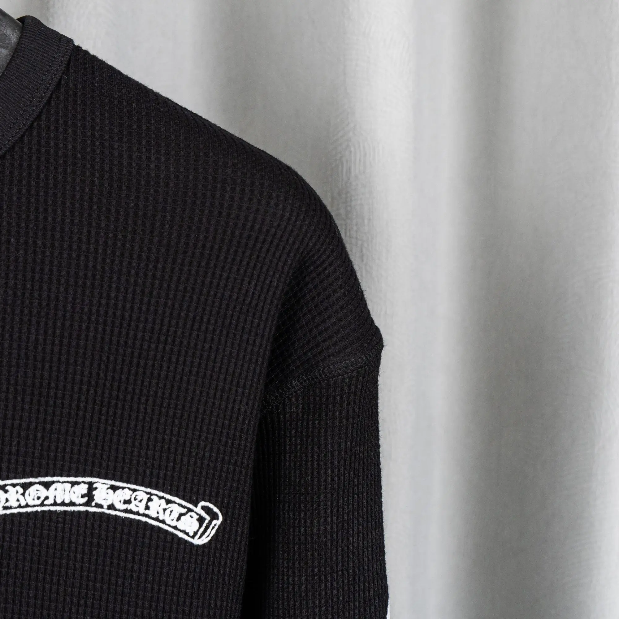 Chrome Hearts Waffle-Knit Long-Sleeve T-Shirt D19021041 — view 11