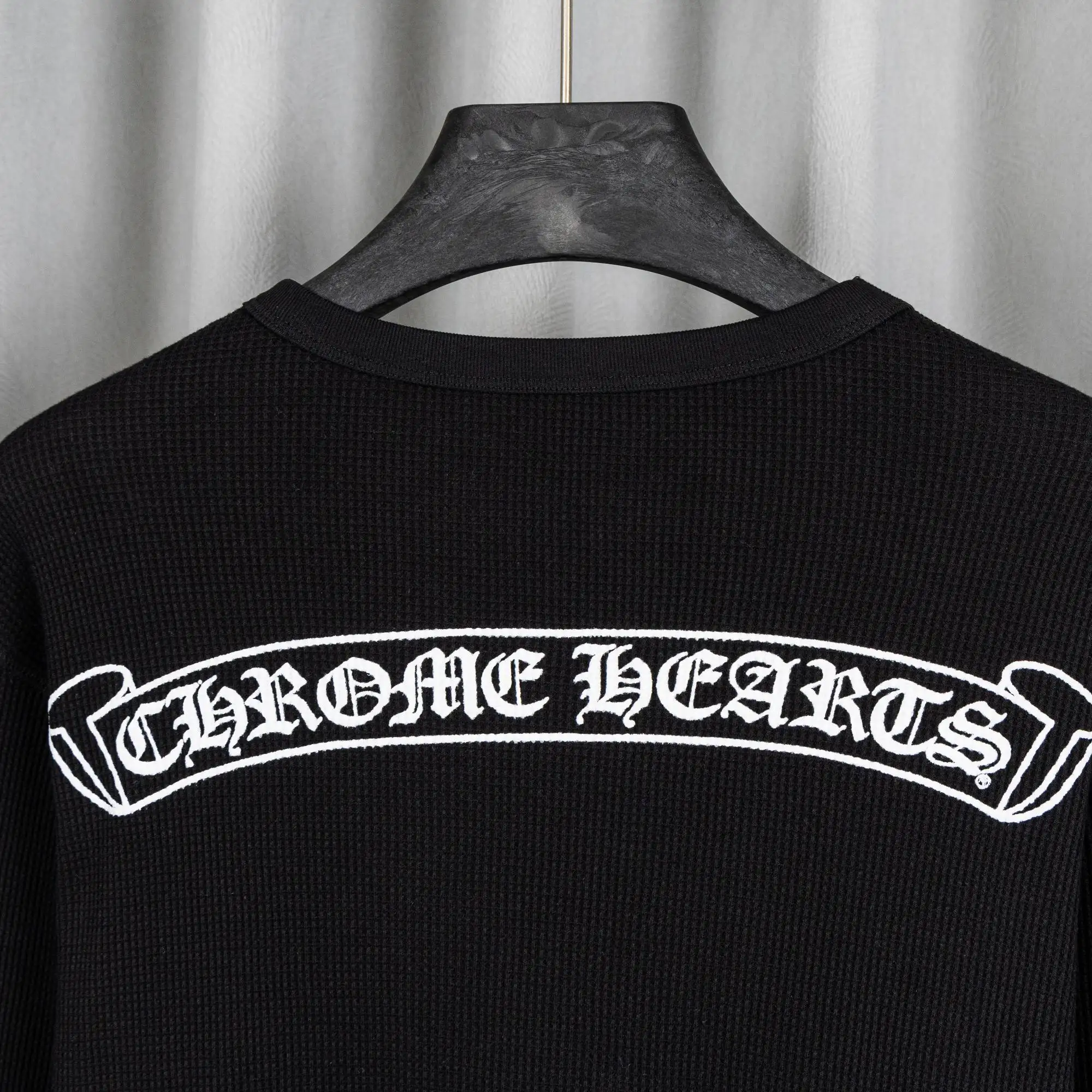 Chrome Hearts Waffle-Knit Long-Sleeve T-Shirt D19021041 — view 14