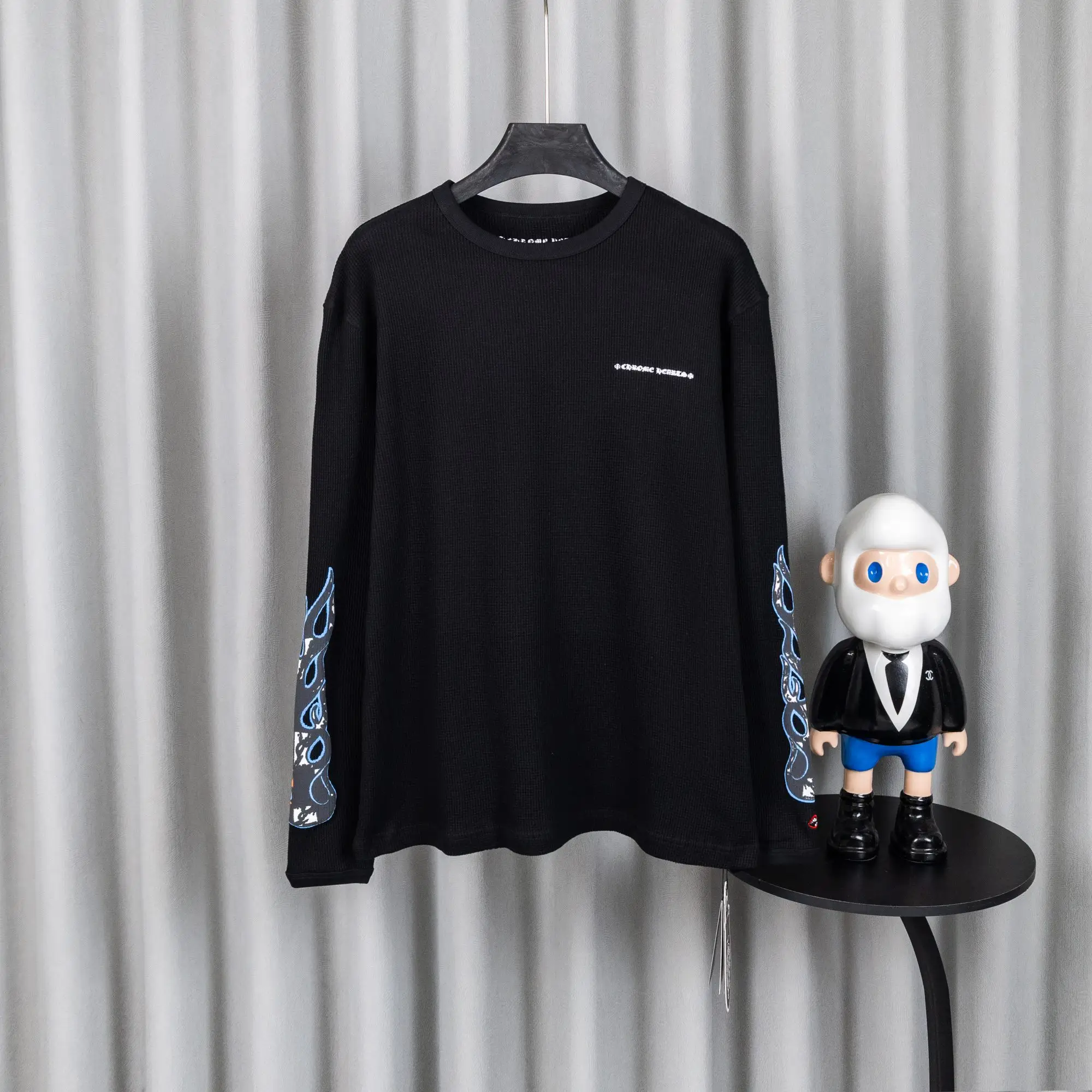 Chrome Hearts Waffle-Knit Long-Sleeve T-Shirt D19021034