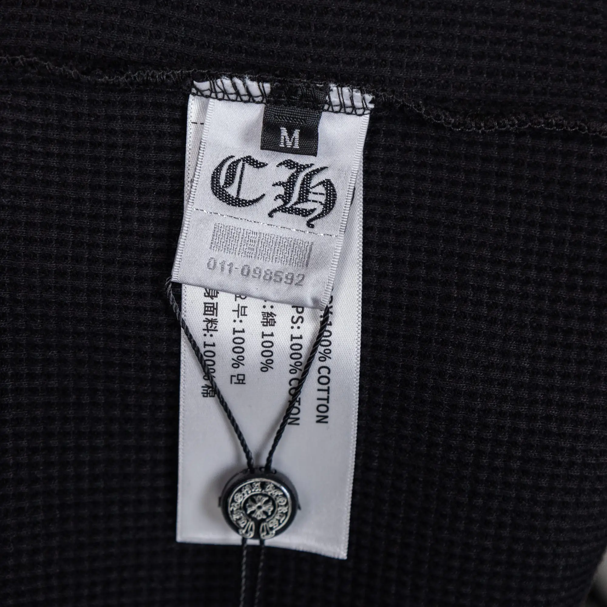Chrome Hearts Waffle-Knit Long-Sleeve T-Shirt D19021034 — view 6