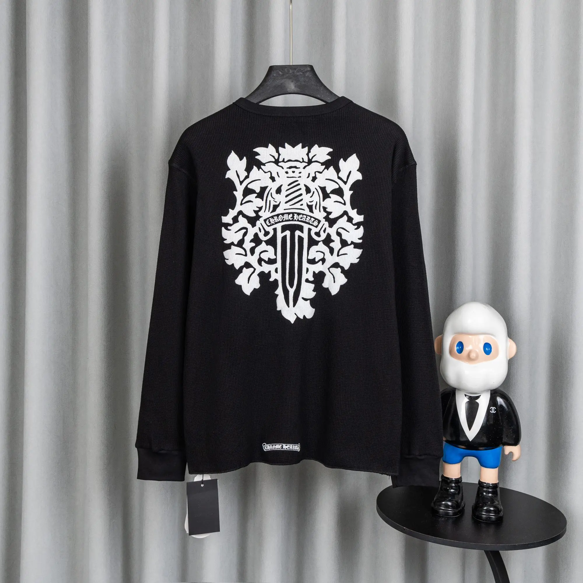 Chrome Hearts Waffle-Knit Long-Sleeve T-Shirt D19021038 — view 2