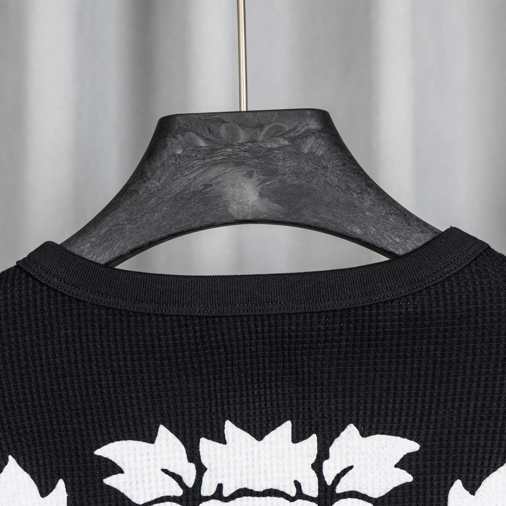 Chrome Hearts Waffle-Knit Long-Sleeve T-Shirt D19021038 — view 5