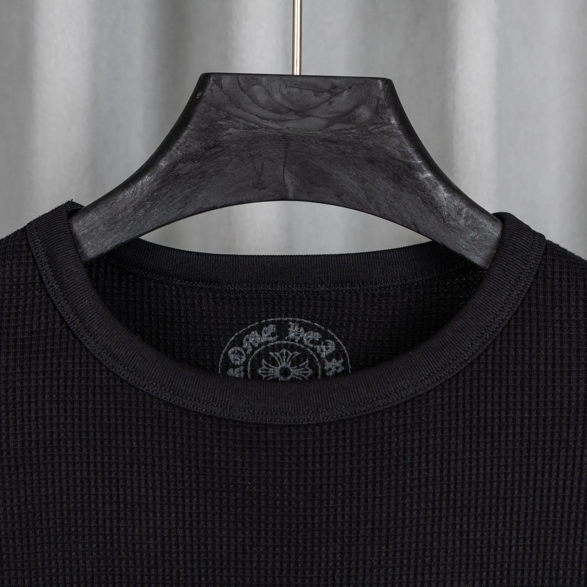 Chrome Hearts Waffle-Knit Long-Sleeve T-Shirt D19021038 — view 10