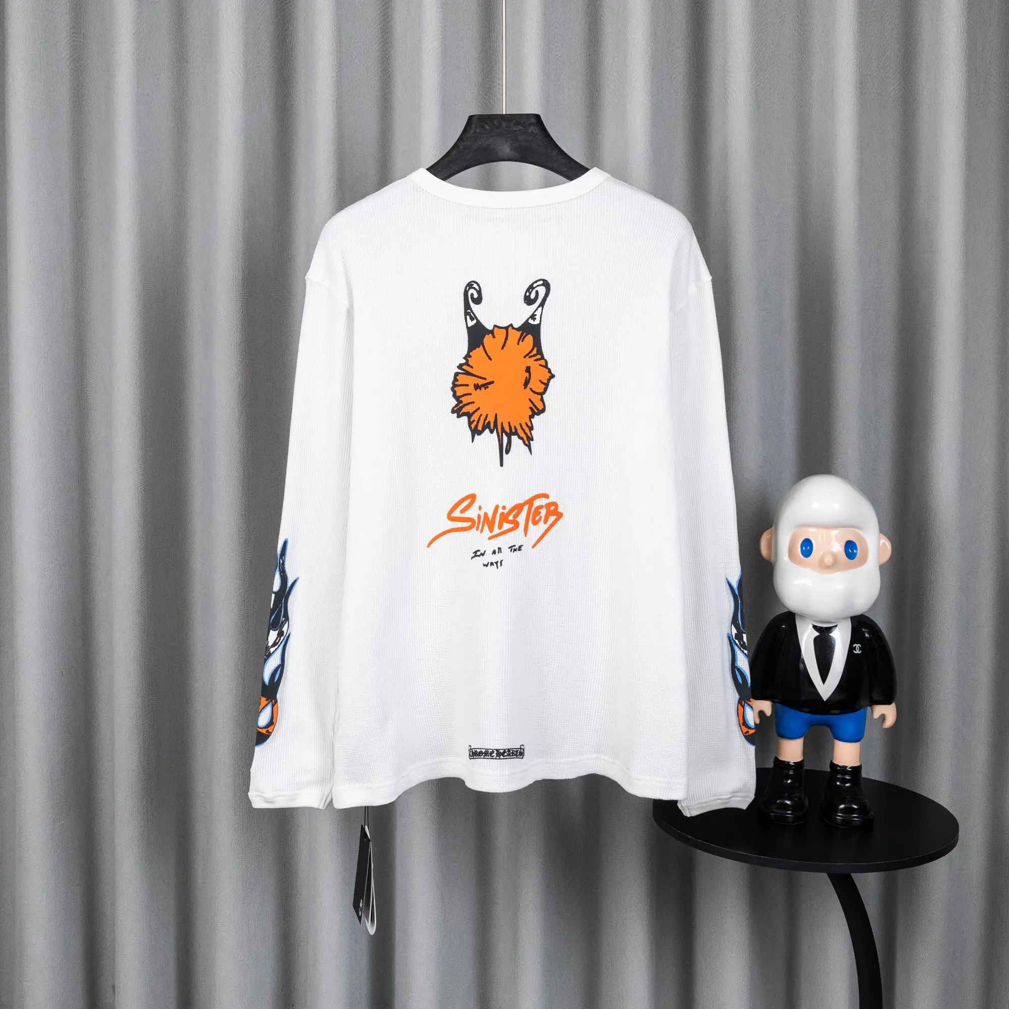 Chrome Hearts Waffle-Knit Long-Sleeve T-Shirt D19021035 — view 2