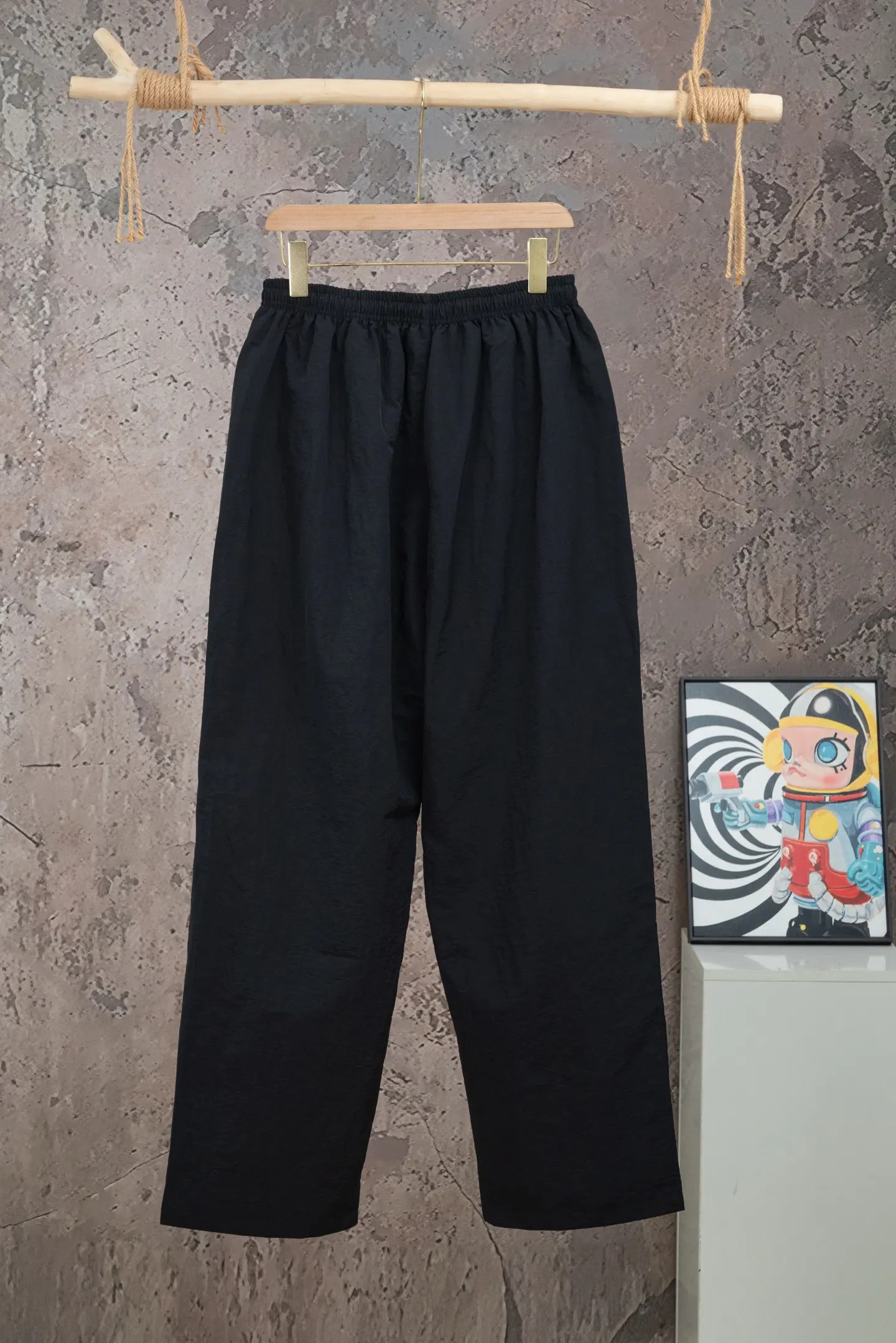 Embroidered Technical Shell Track Pants D19521080 — view 2