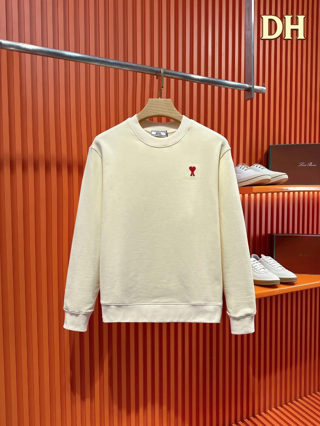 Ami de Coeur Embroidered Cotton Sweatshirt D19520998