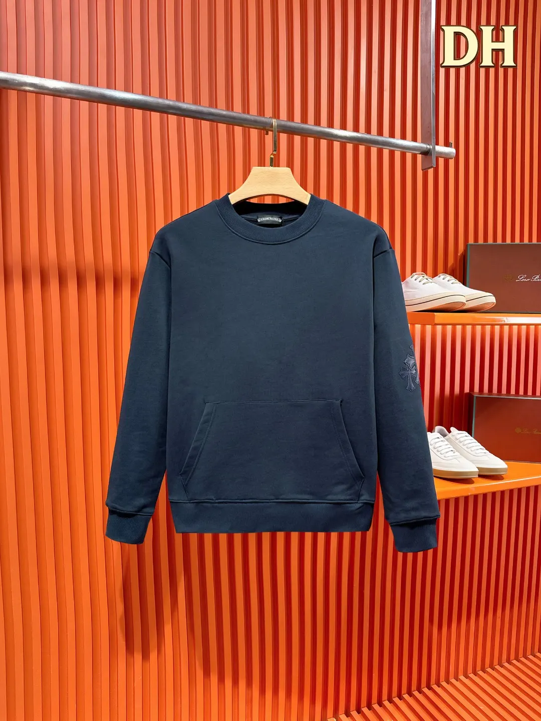 Chrome Hearts Cross Patch Crew-Neck Sweatshirt D19520994