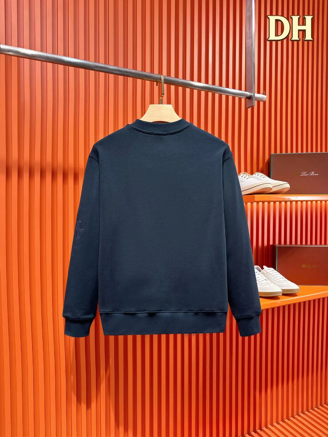 Chrome Hearts Cross Patch Crew-Neck Sweatshirt D19520994 — view 2