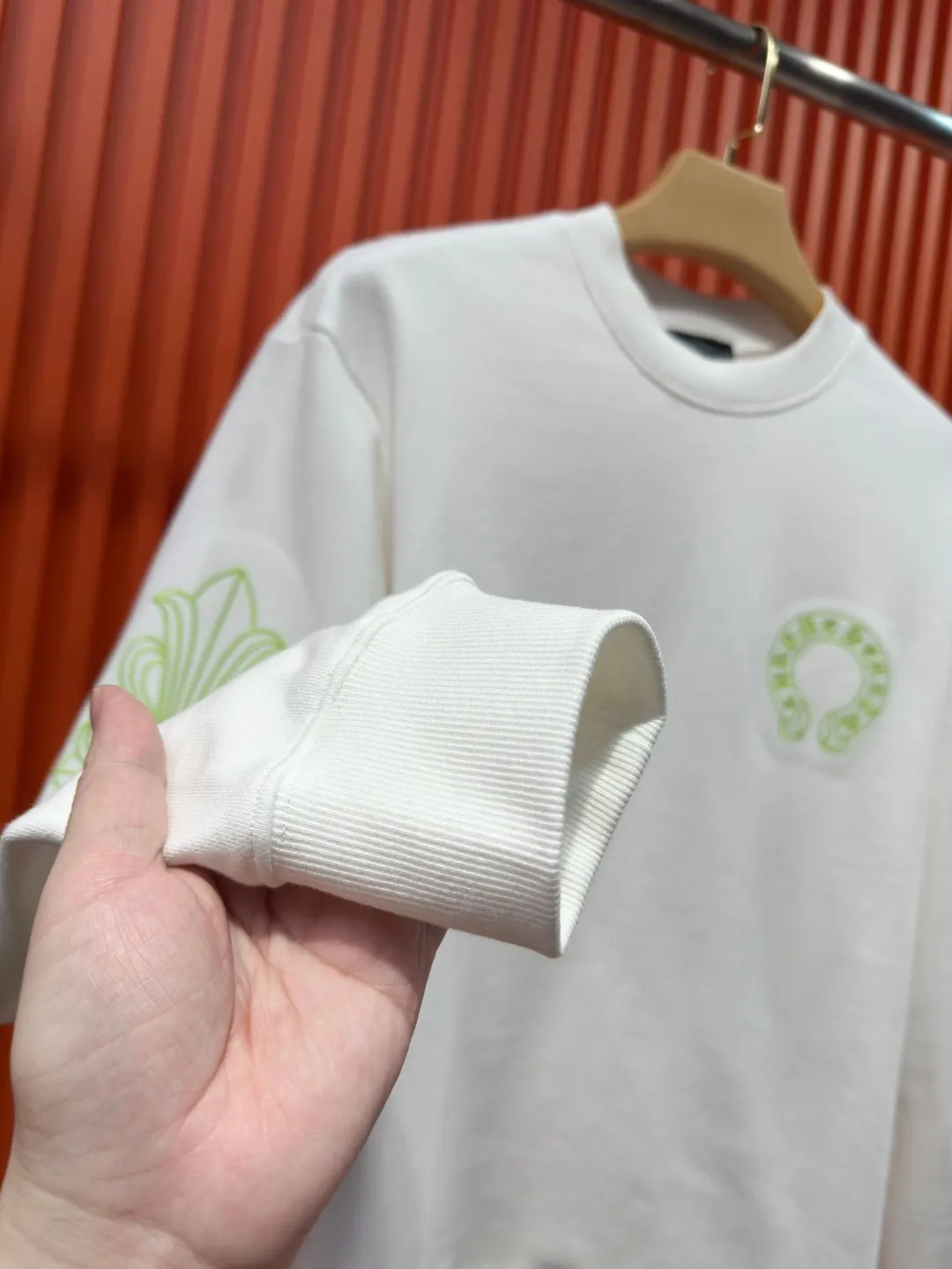 Horseshoe Logo Embroidered Cotton Sweatshirt D19520983 — view 7