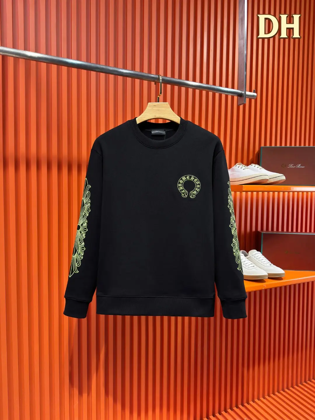 Chrome Hearts Horseshoe Logo Embroidered Sweatshirt D19520982
