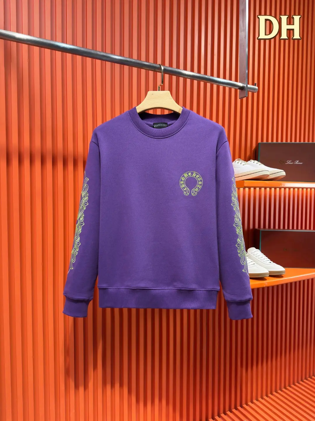 Chrome Hearts Horseshoe Logo Embroidered Sweatshirt D19520984