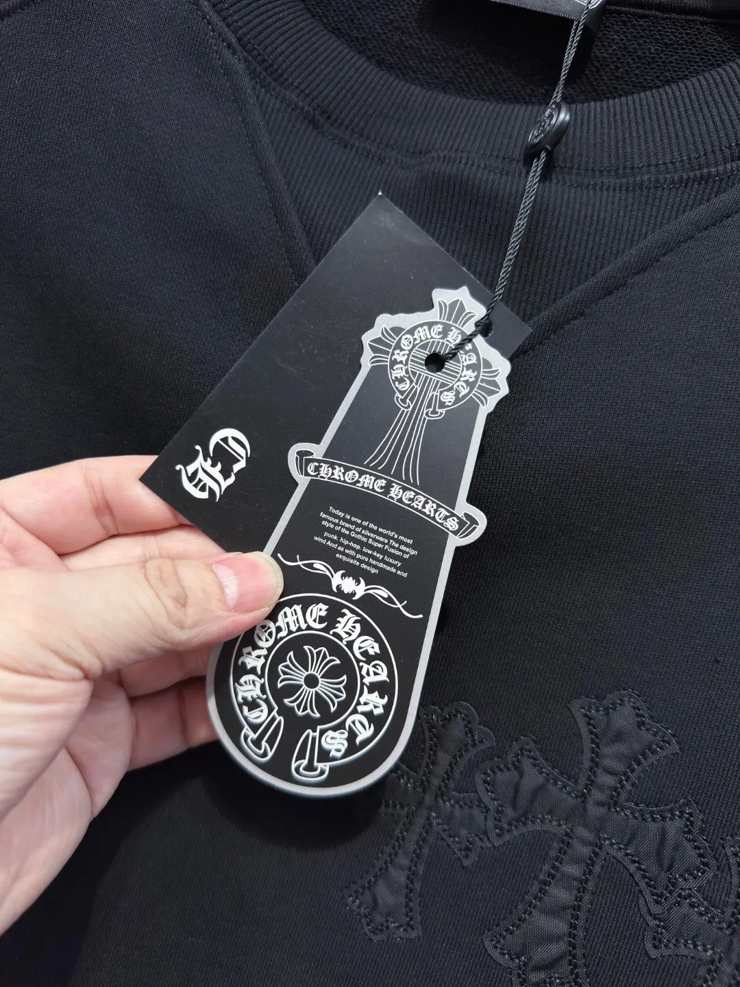 Chrome Hearts Cross Patch Embroidered Sweatshirt D19520986 — view 14