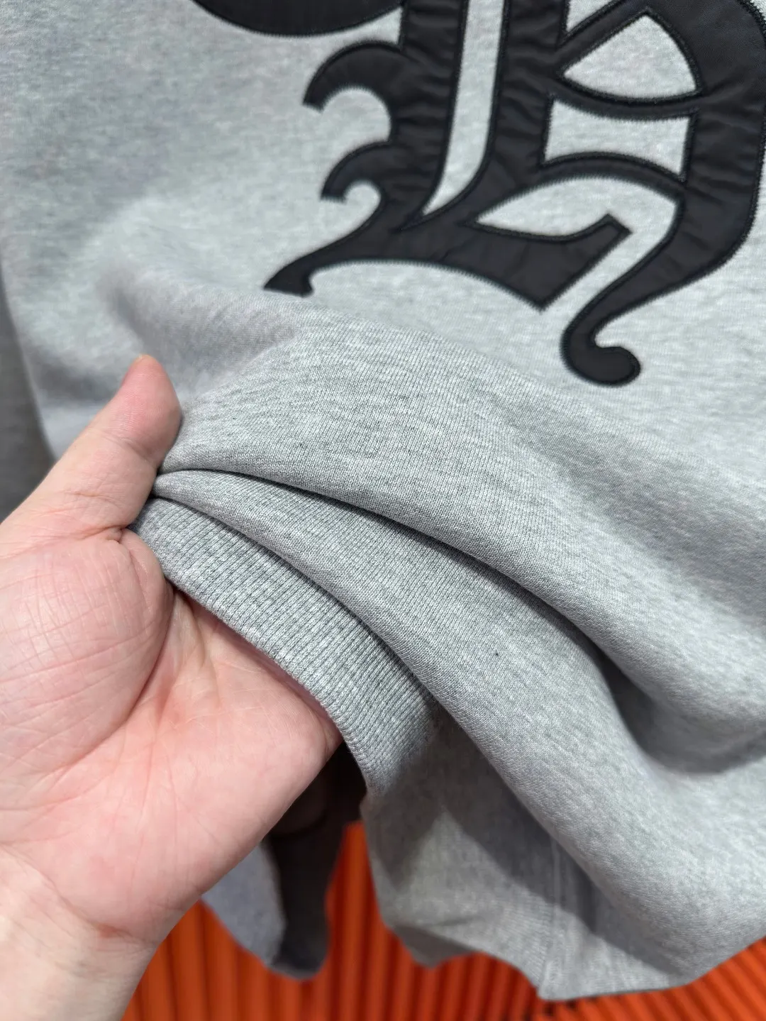 Cross Patch Embroidered Cotton Sweatshirt D19520985 — view 12