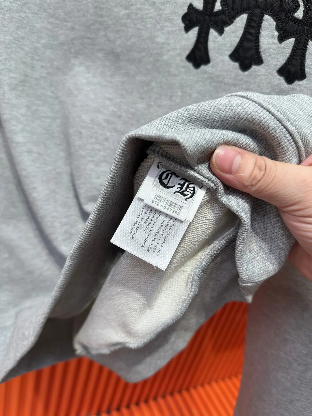 Cross Patch Embroidered Cotton Sweatshirt D19520985 — view 15