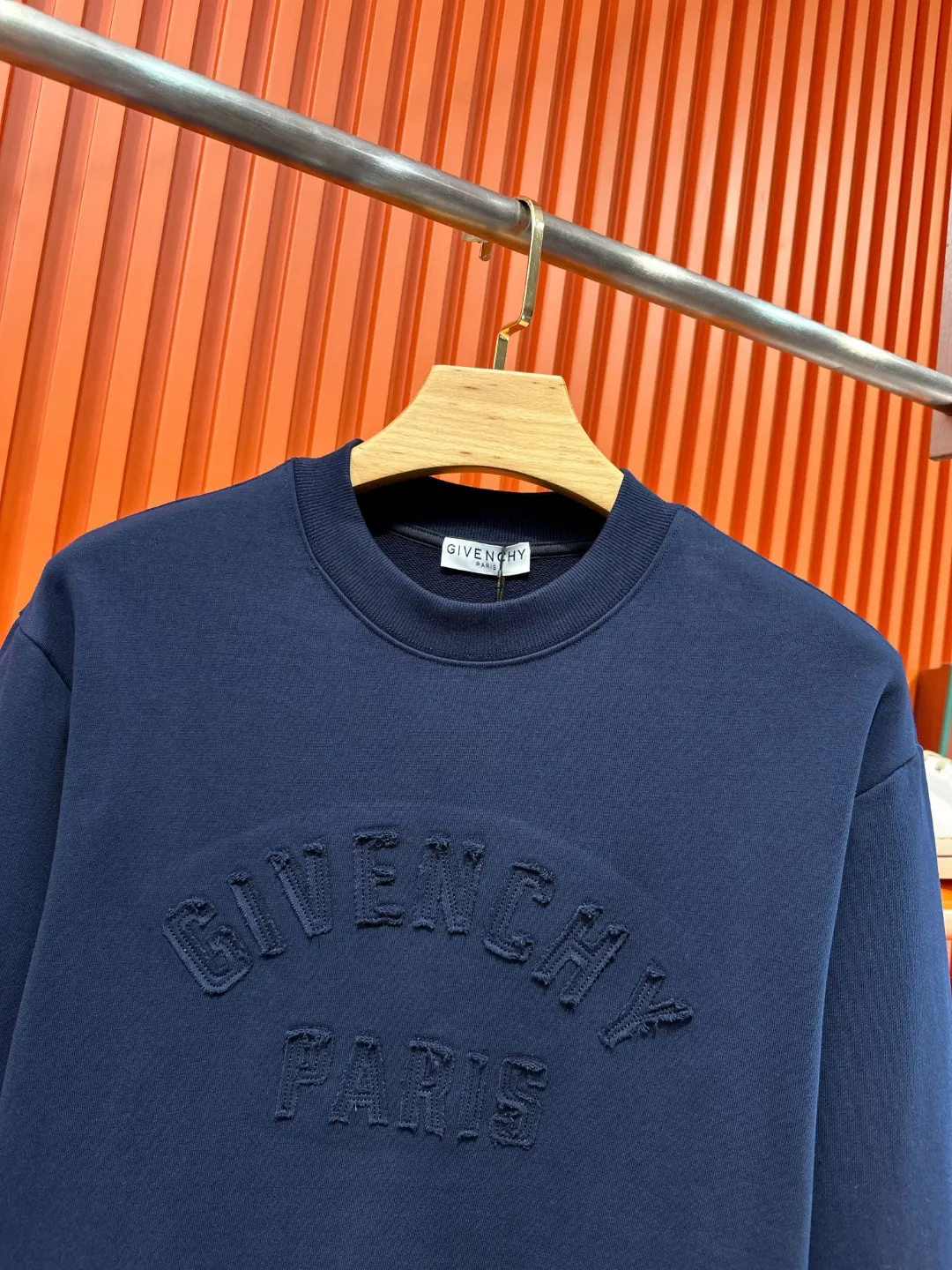 Givenchy Paris Logo Embroidered Sweatshirt D19520990 — view 5