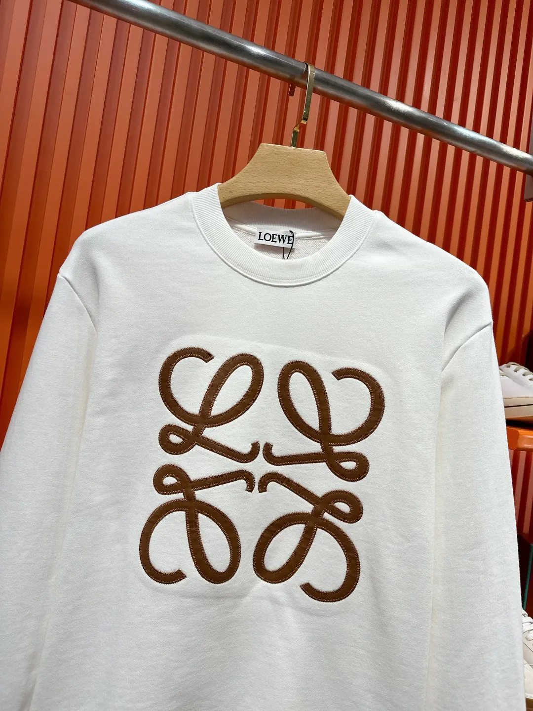 Anagram Embroidered Cotton Sweatshirt D19520996 — view 4