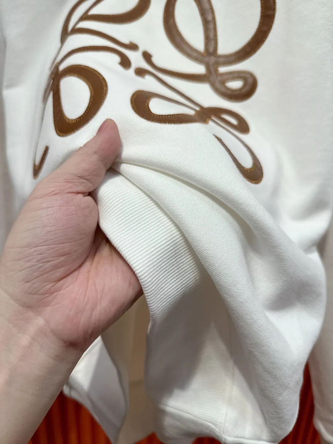 Anagram Embroidered Cotton Sweatshirt D19520996 — view 7