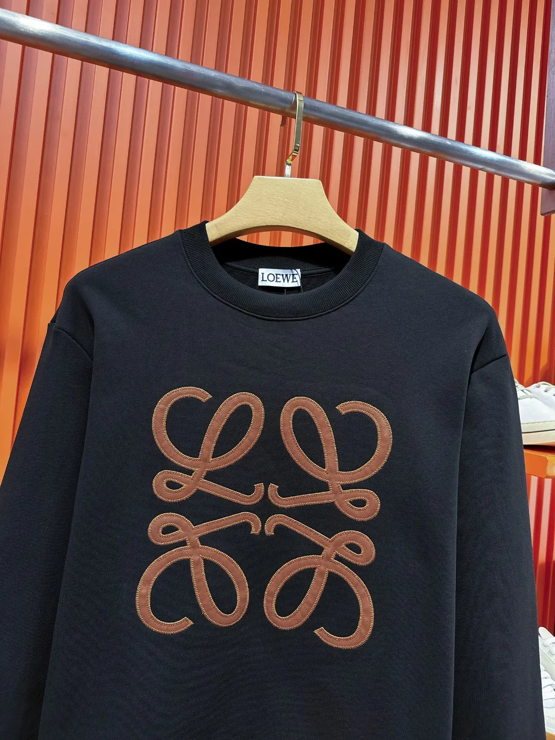 Anagram Embroidered Cotton Sweatshirt D19520995 — view 4