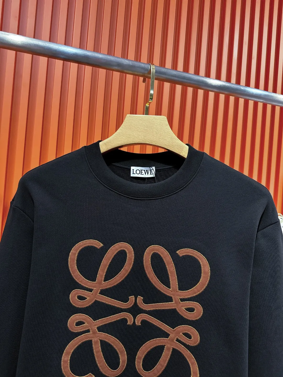 Anagram Embroidered Cotton Sweatshirt D19520995 — view 5