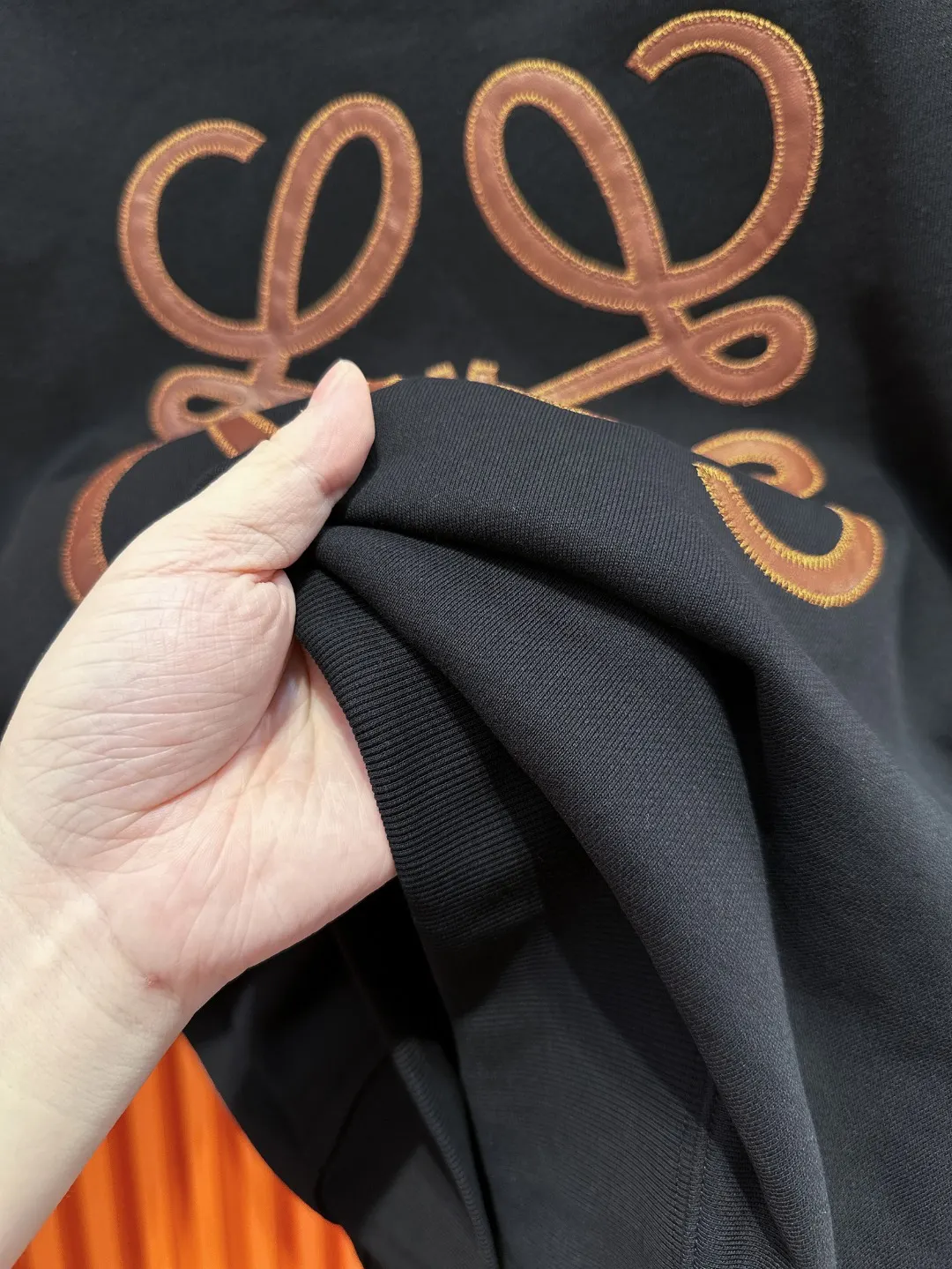 Anagram Embroidered Cotton Sweatshirt D19520995 — view 8