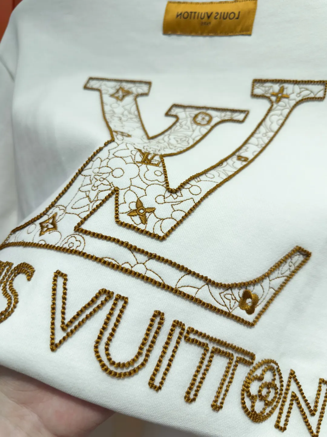 Embroidered Logo Crew-Neck Sweatshirt D19521001 — view 7