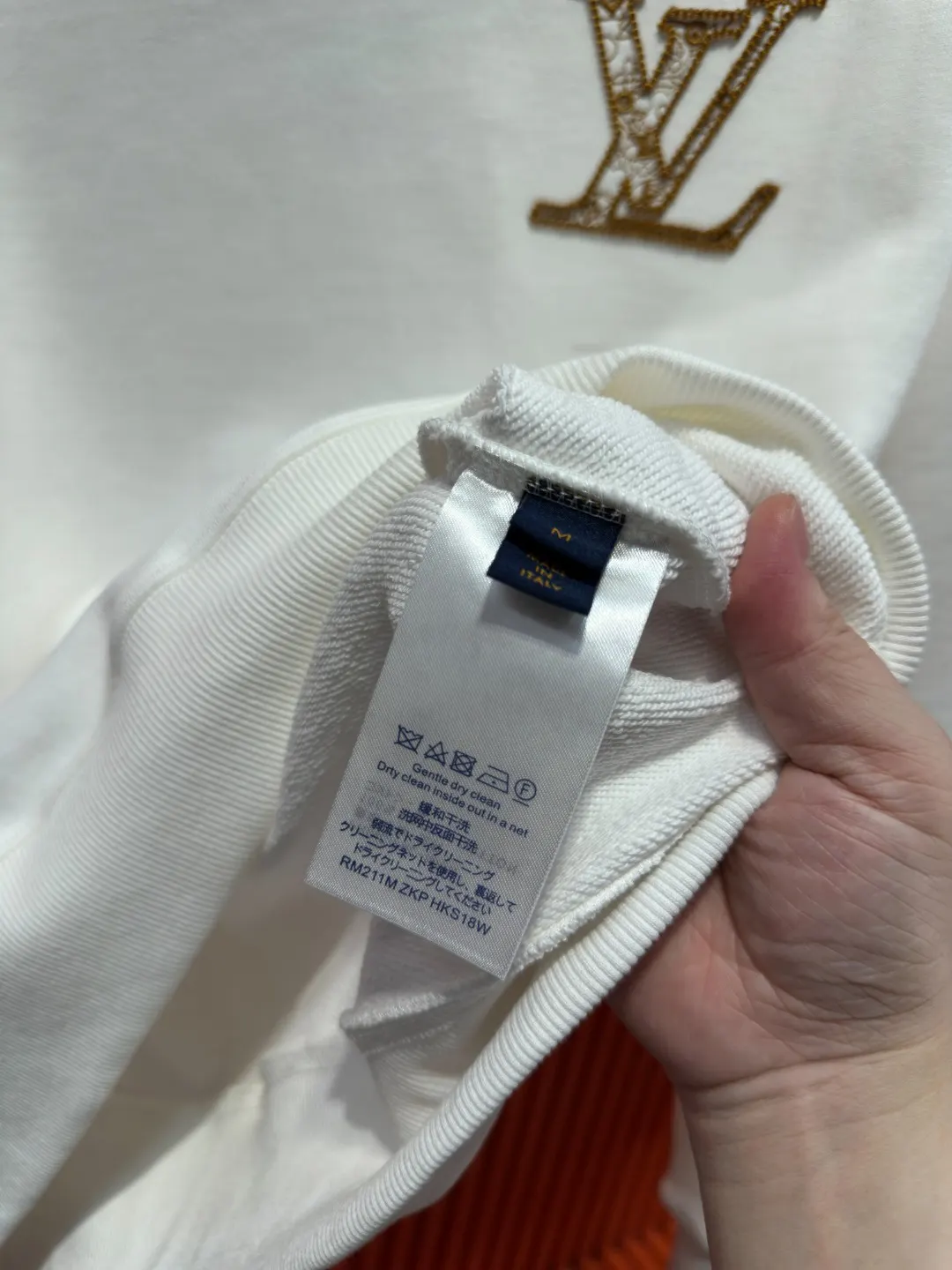 Embroidered Logo Crew-Neck Sweatshirt D19521001 — view 12