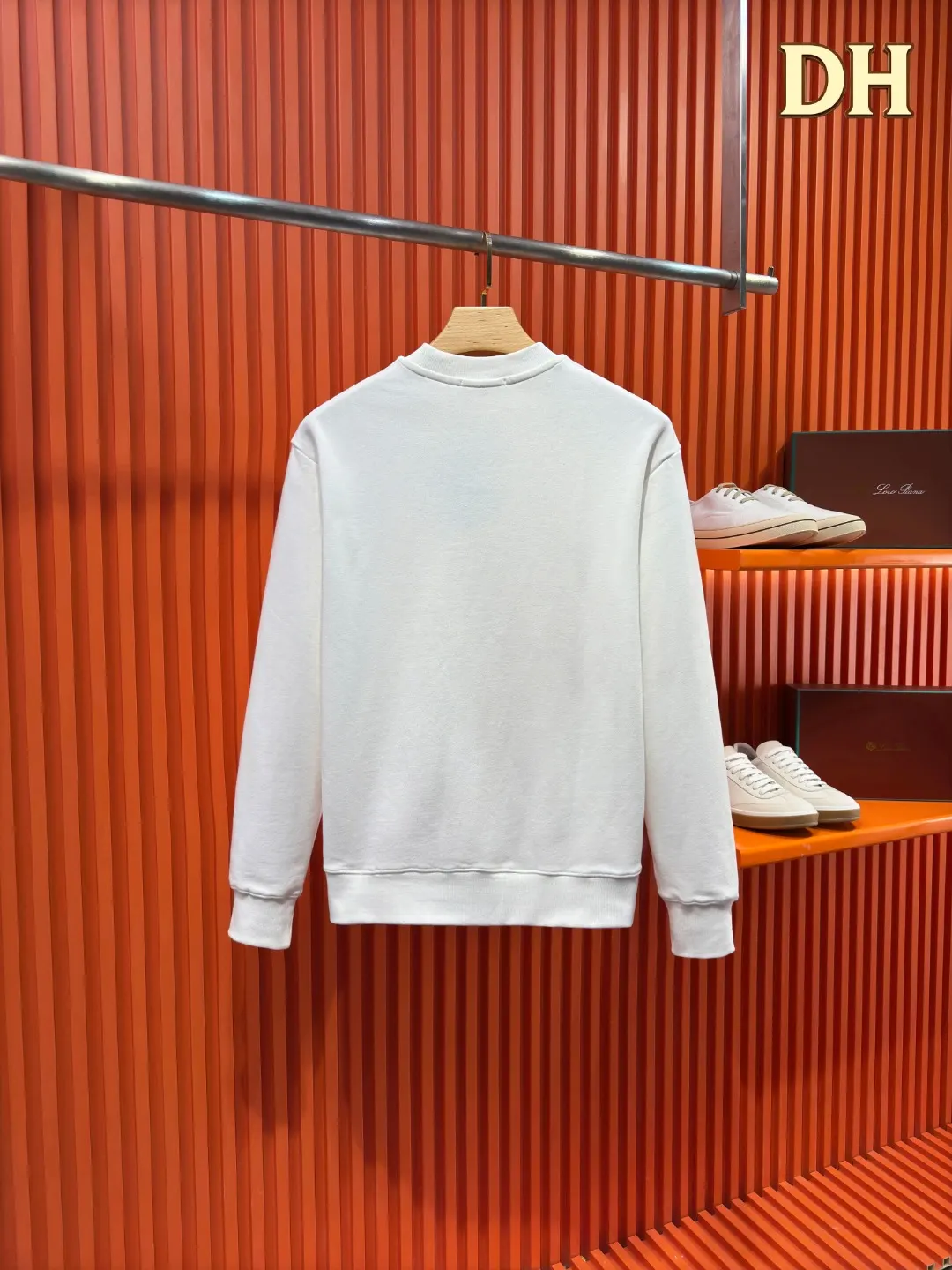 Logo-Embellished Cotton-Jersey Sweatshirt D19520991 — view 2