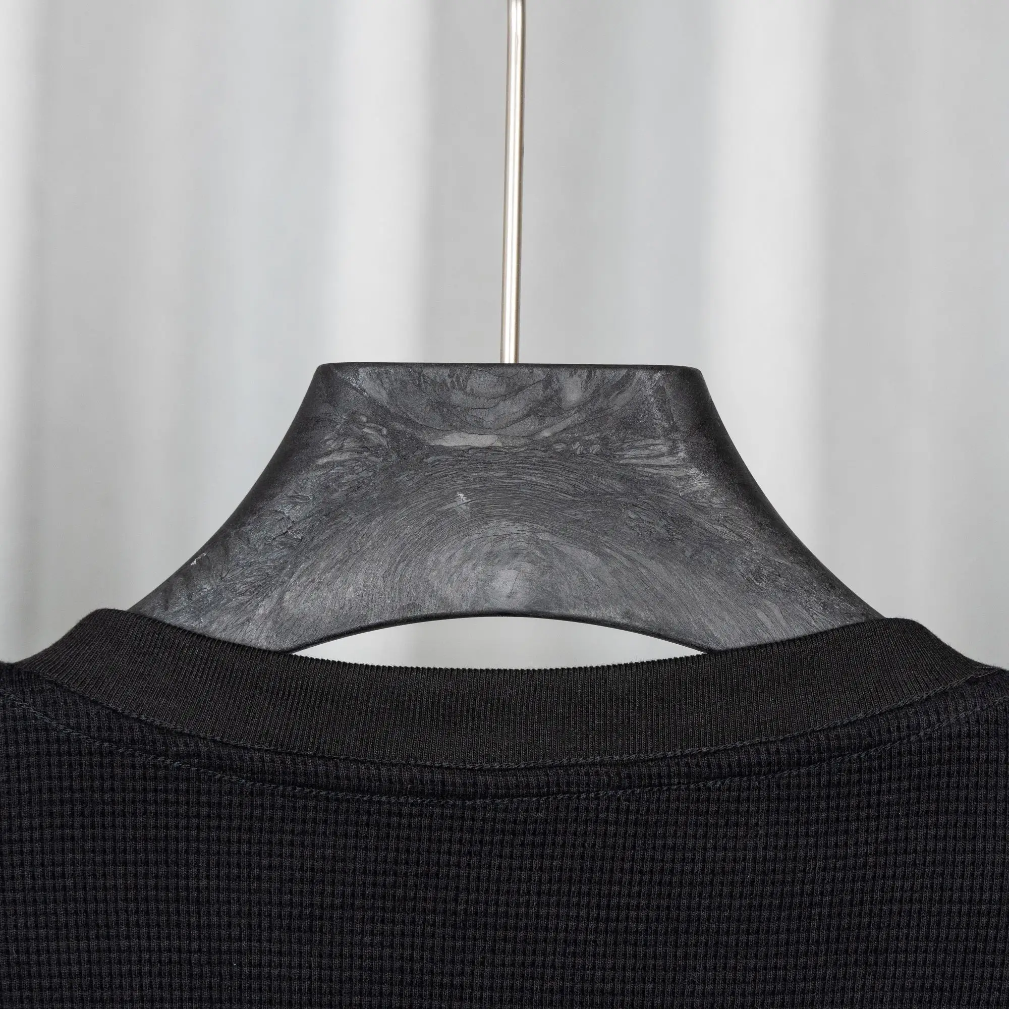 Chrome Hearts Waffle-Knit Henley Long-Sleeve Top D20021045 — view 10