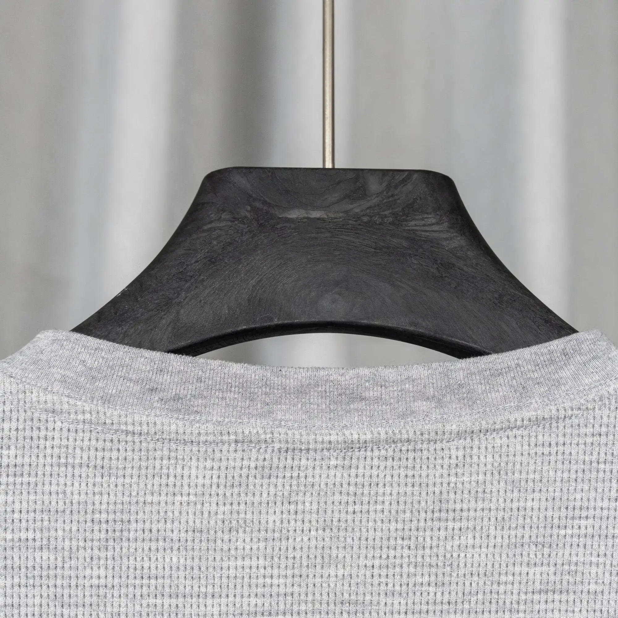 Chrome Hearts Waffle-Knit Henley Long Sleeve Top D20021050 — view 14