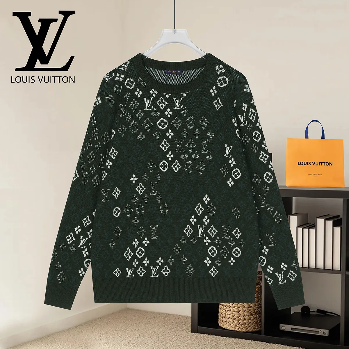Monogram Surplus Jacquard Cotton Sweater D20021097