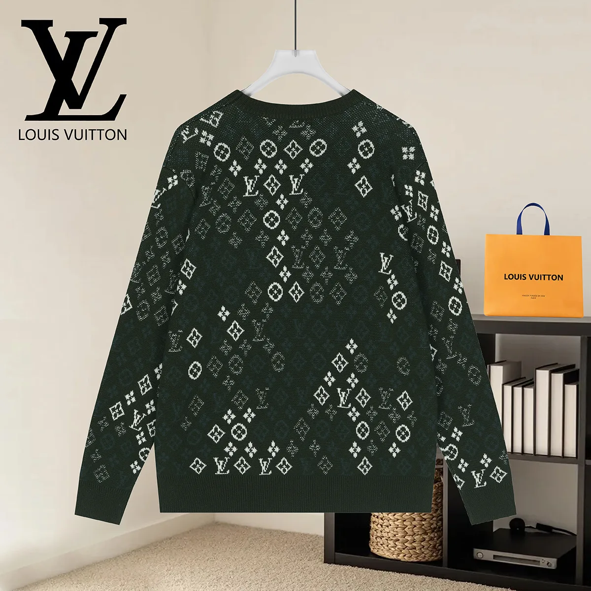 Monogram Surplus Jacquard Cotton Sweater D20021097 — view 2