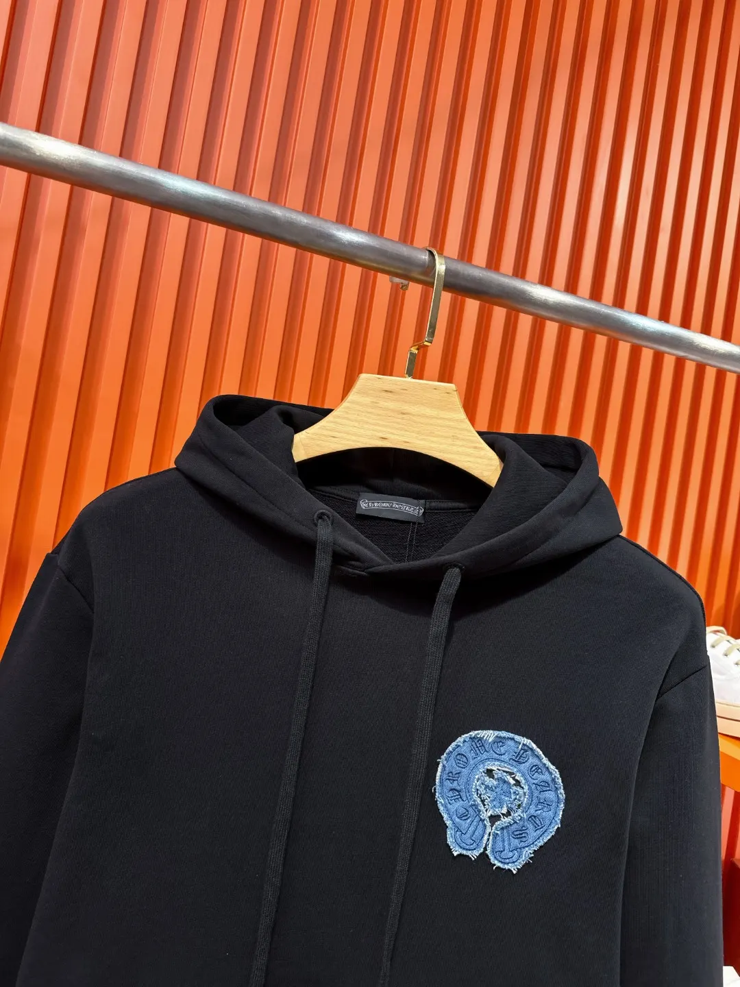Chrome Hearts Denim Patch Embroidered Hoodie D21520988 — view 4