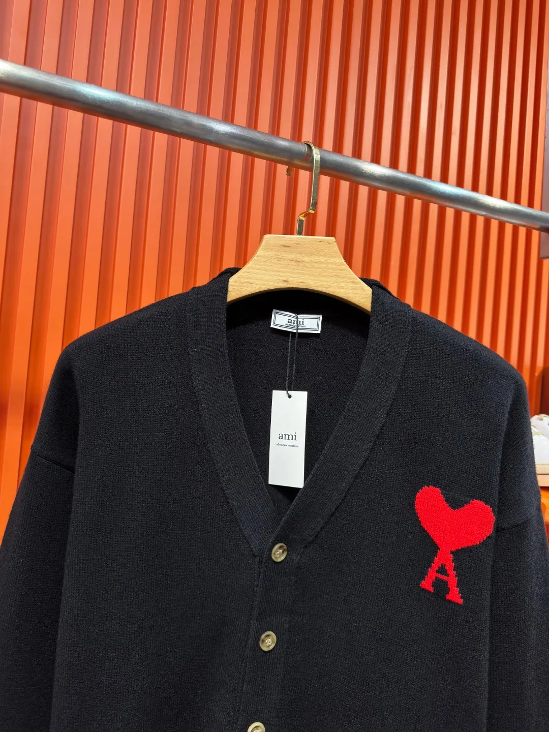 Ami de Coeur Wool-Blend Cardigan D22521022 — view 4