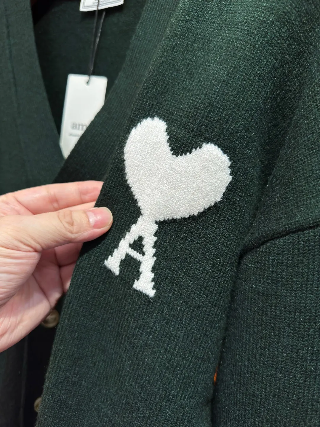 Ami de Coeur Wool-Blend Cardigan D22521023 — view 5