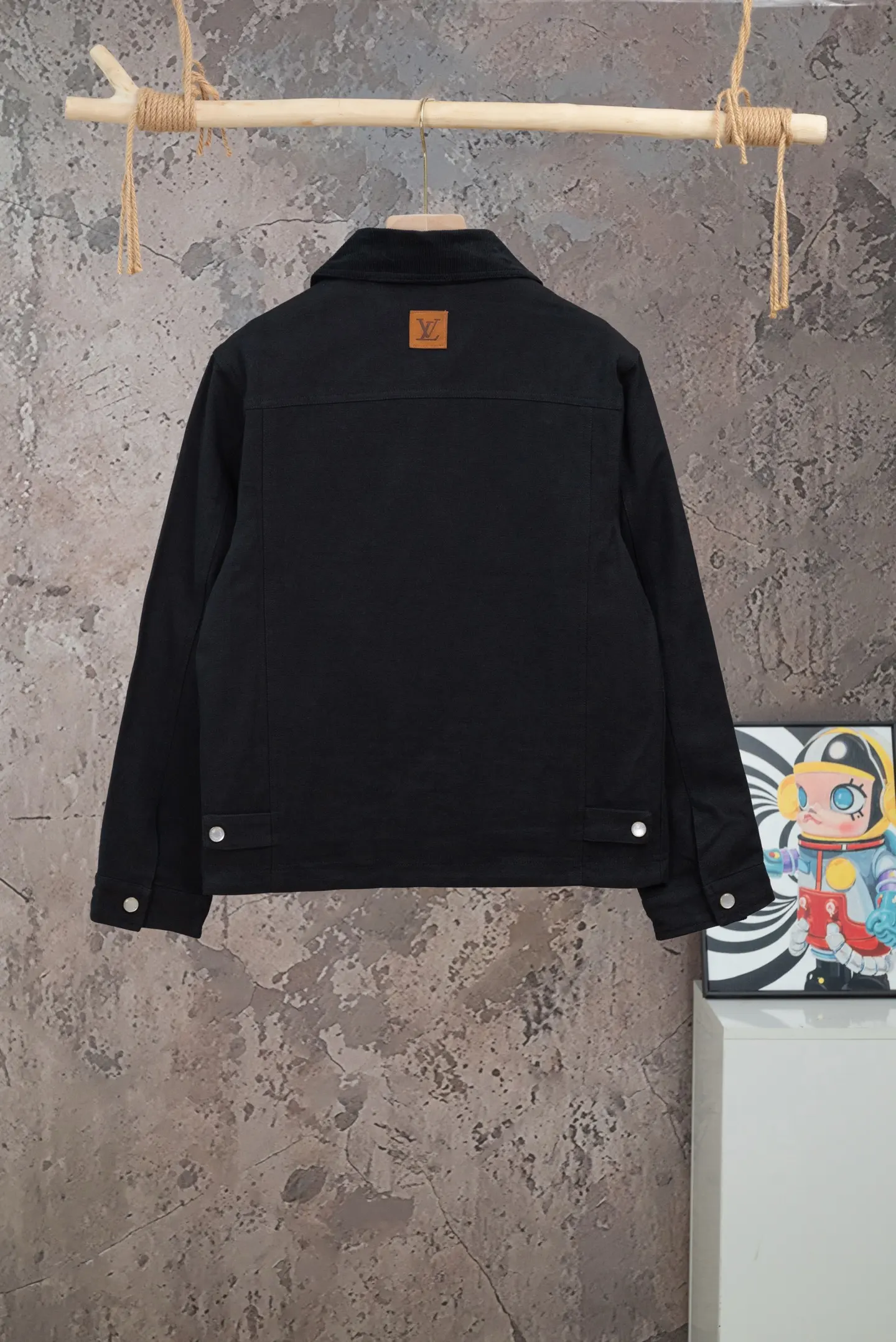 Embroidered Canvas Workwear Jacket D23021078 — view 2