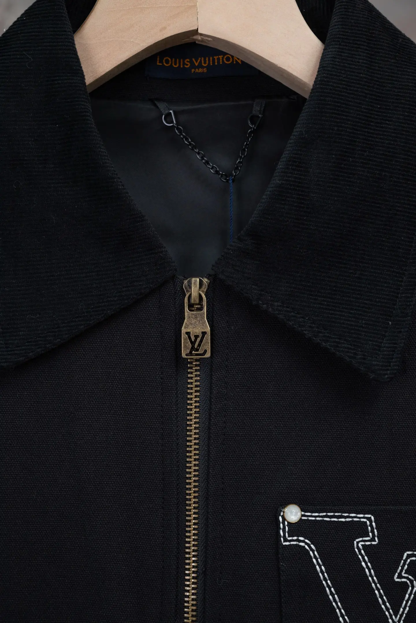 Embroidered Canvas Workwear Jacket D23021078 — view 6