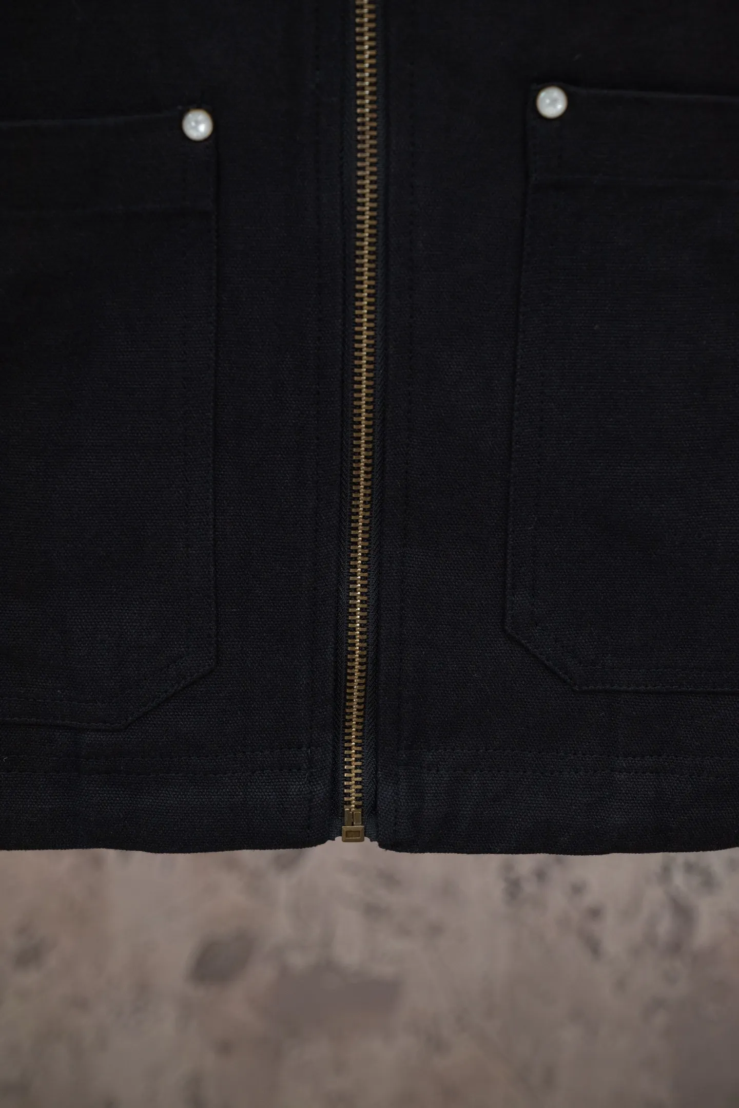Embroidered Canvas Workwear Jacket D23021078 — view 7
