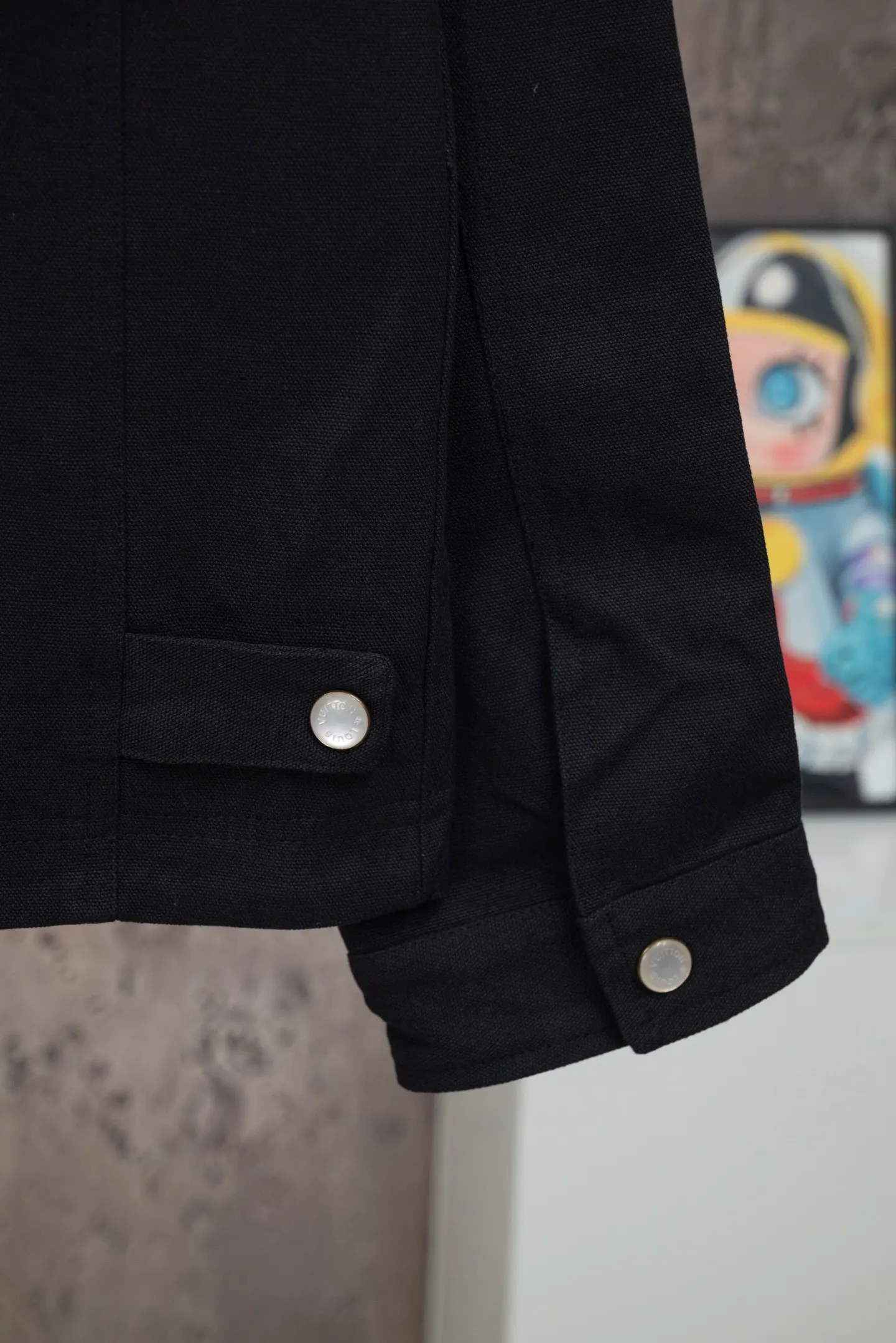 Embroidered Canvas Workwear Jacket D23021078 — view 8