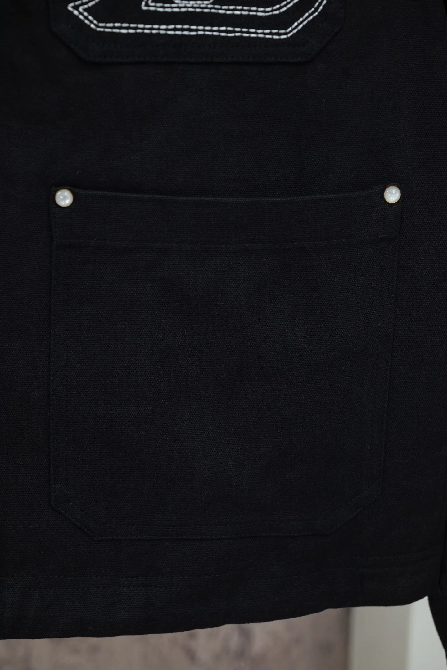Embroidered Canvas Workwear Jacket D23021078 — view 10