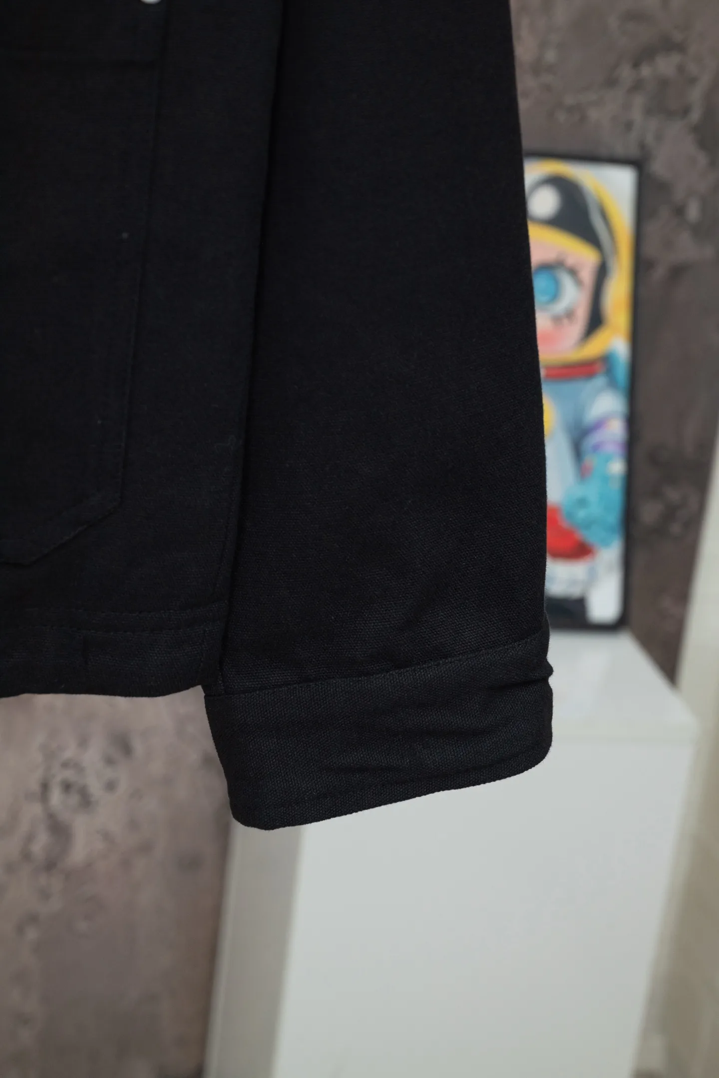 Embroidered Canvas Workwear Jacket D23021078 — view 11