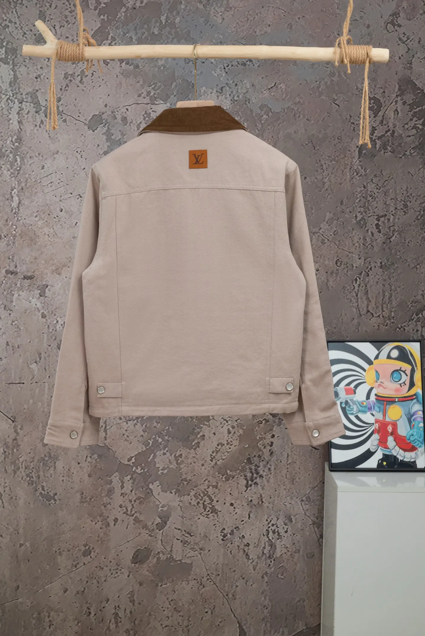 Embroidered Canvas Workwear Jacket D23021079 — view 2