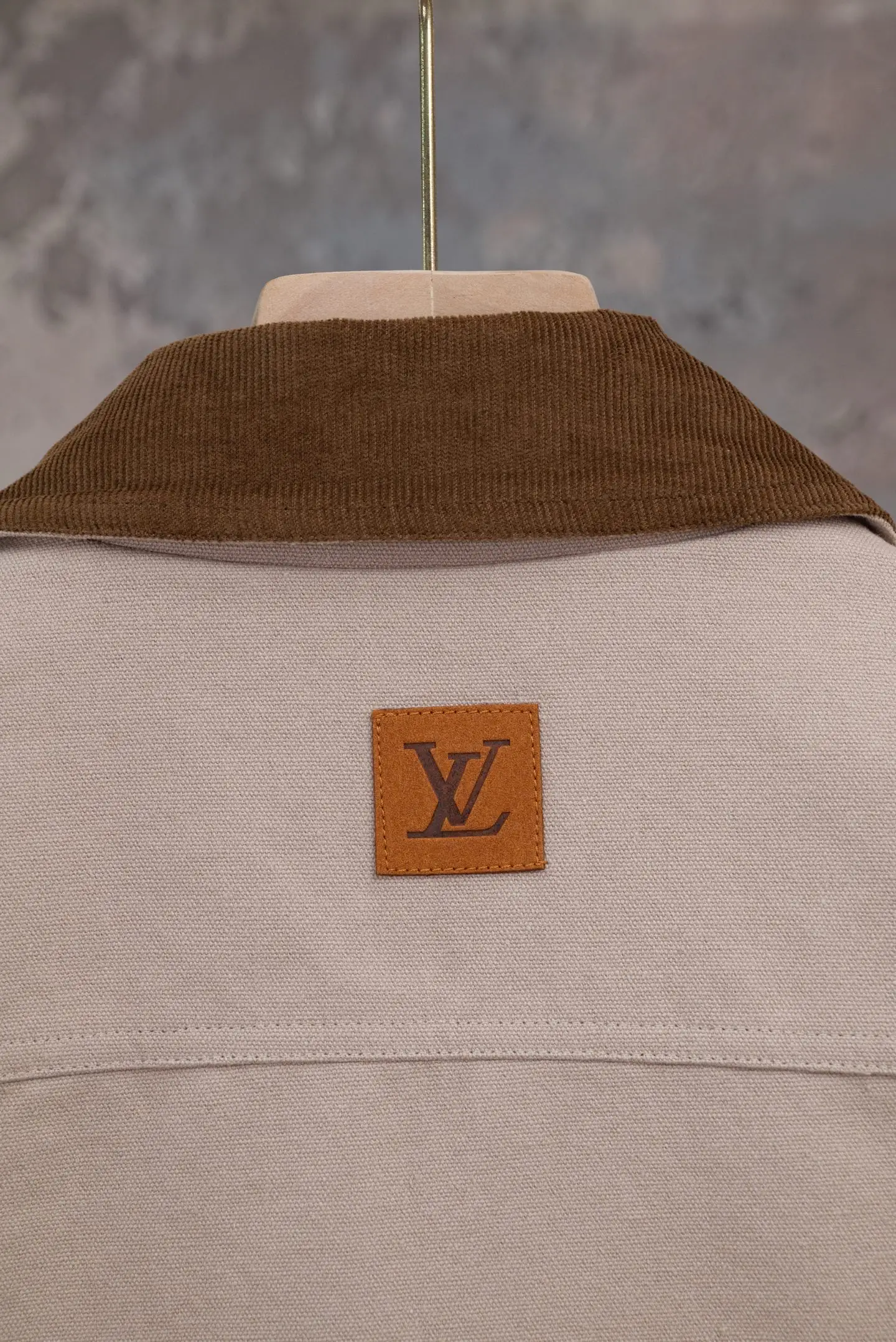 Embroidered Canvas Workwear Jacket D23021079 — view 4