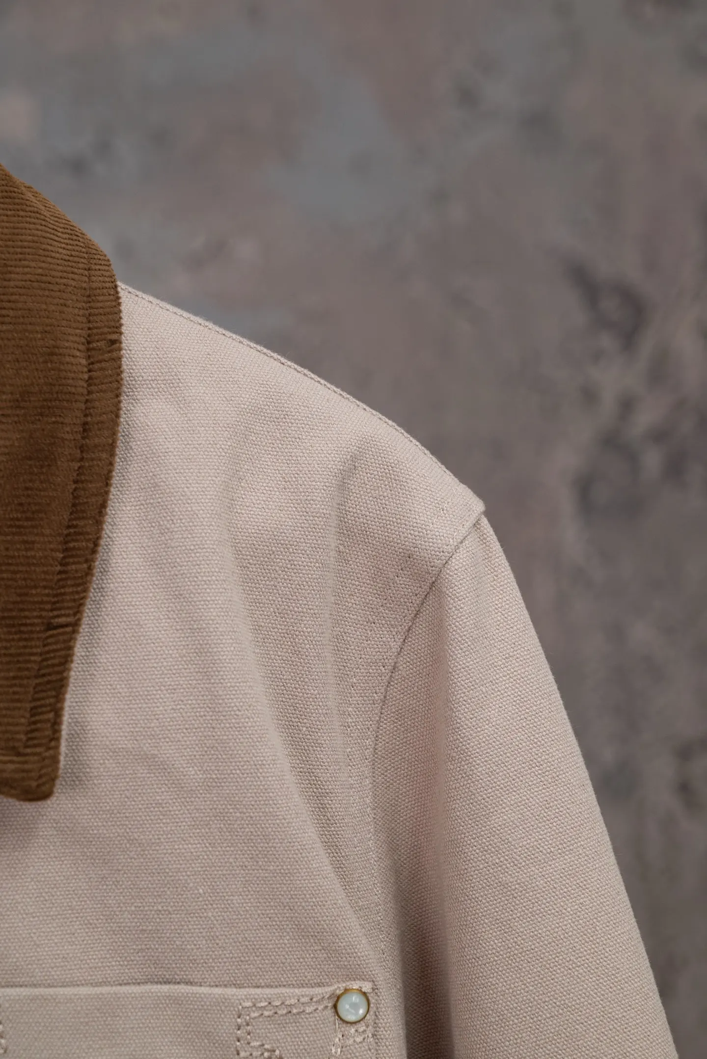 Embroidered Canvas Workwear Jacket D23021079 — view 7